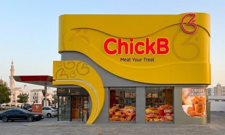 ChickB restaurant exterior signage
