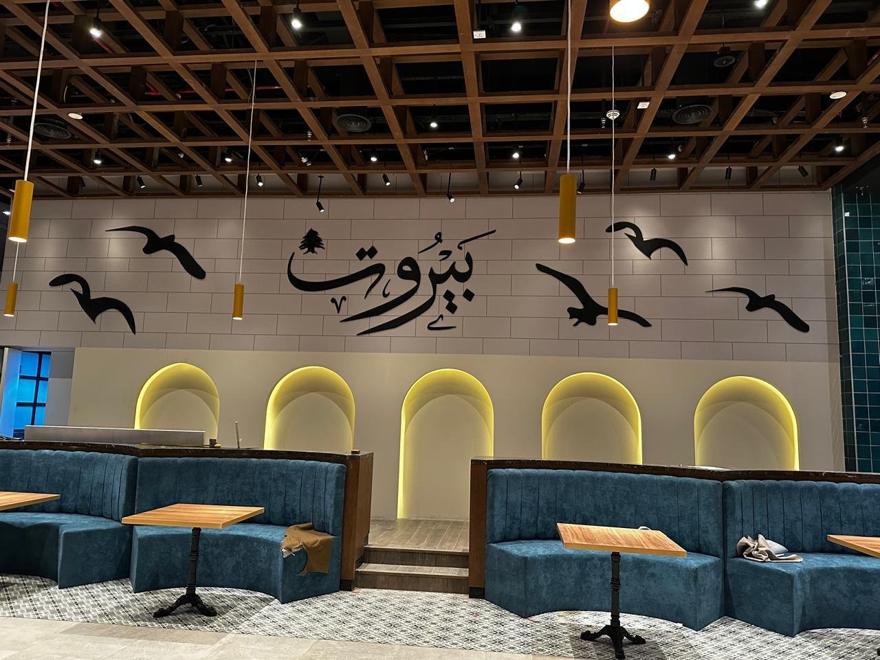Custom interior wall signage