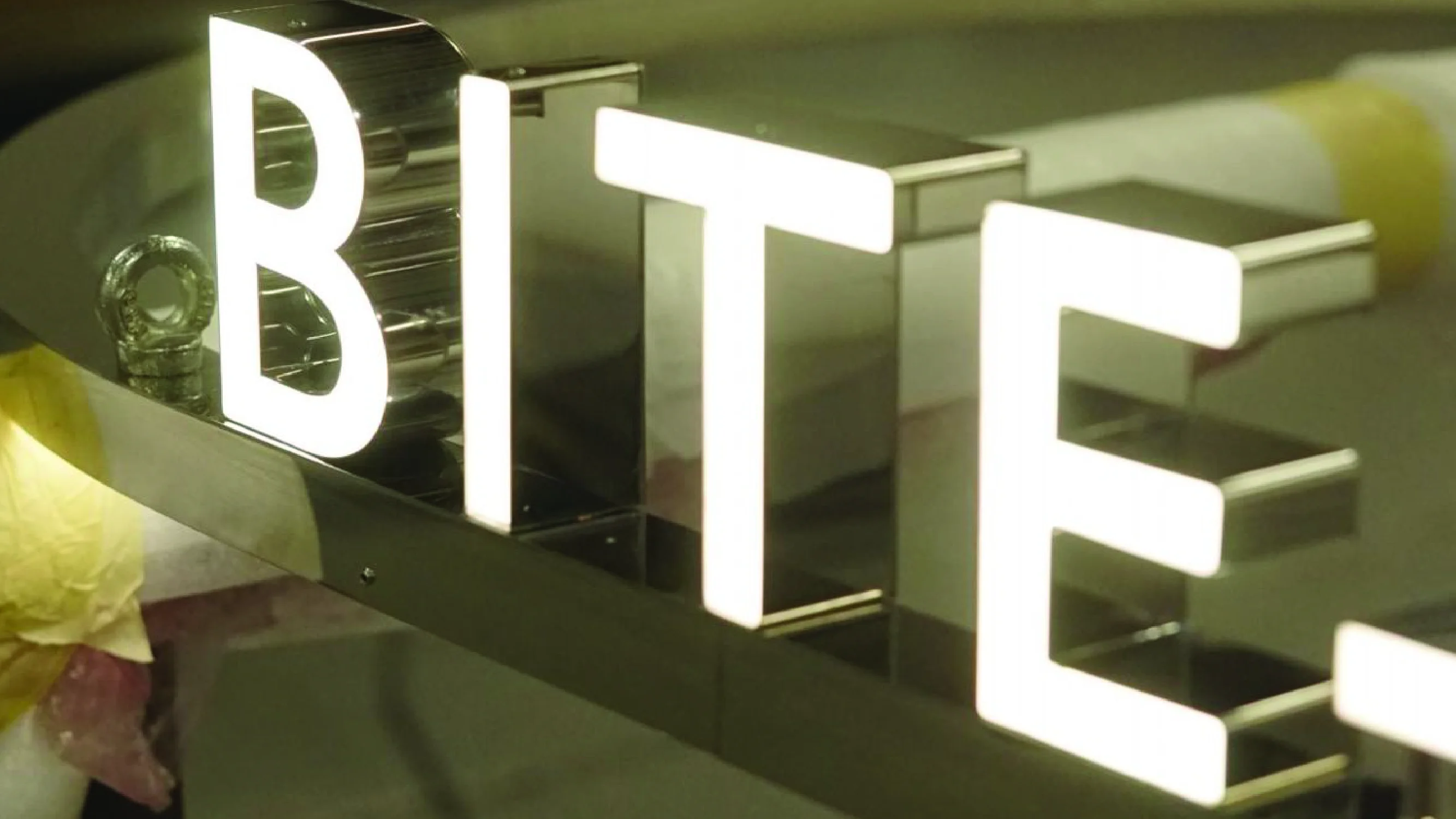 LED channel letter signage backlit