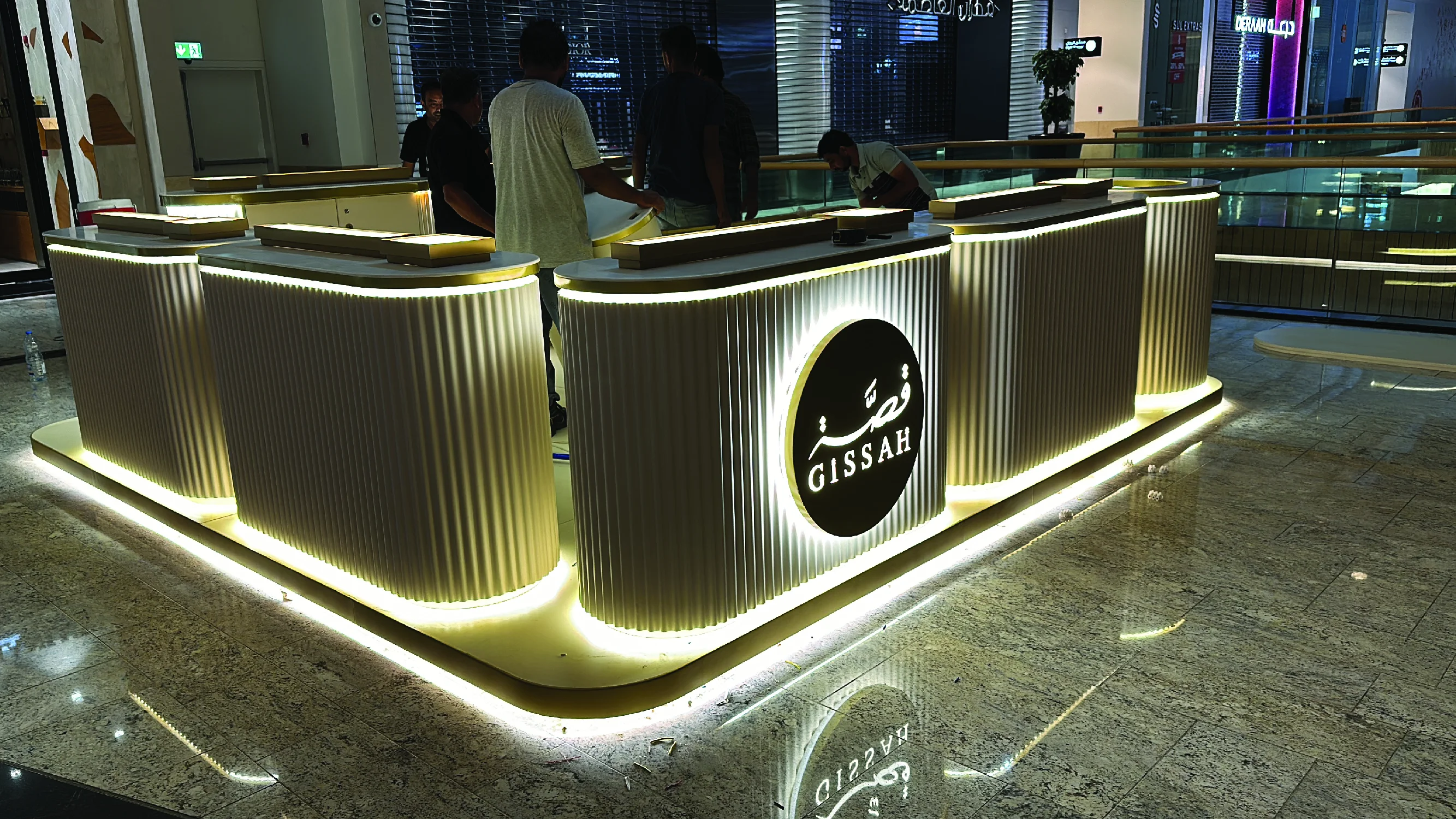 Luxury reception counter