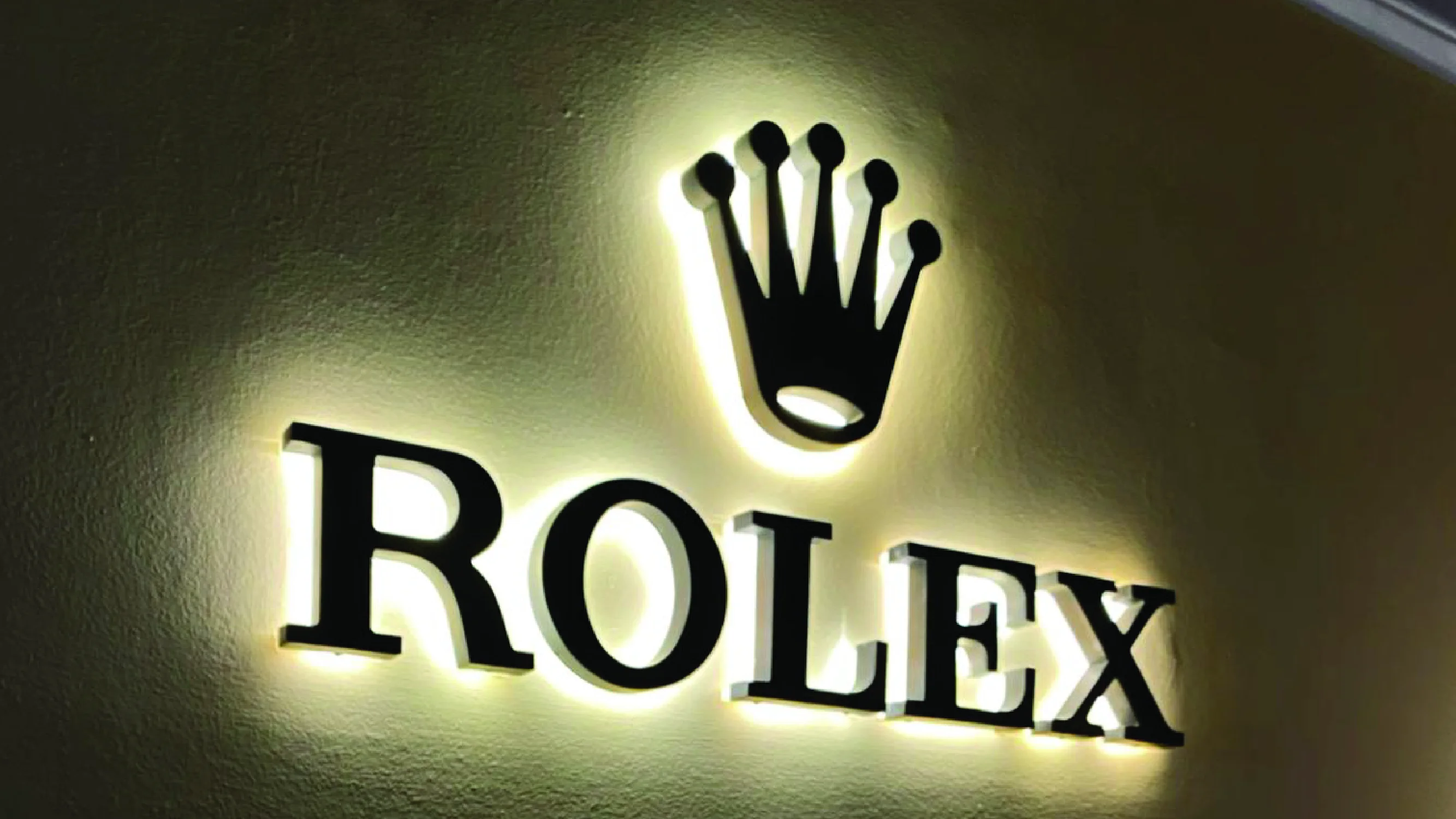Rolex 3D LED channel letter